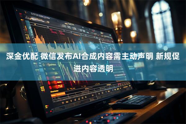 深金优配 微信发布AI合成内容需主动声明 新规促进内容透明